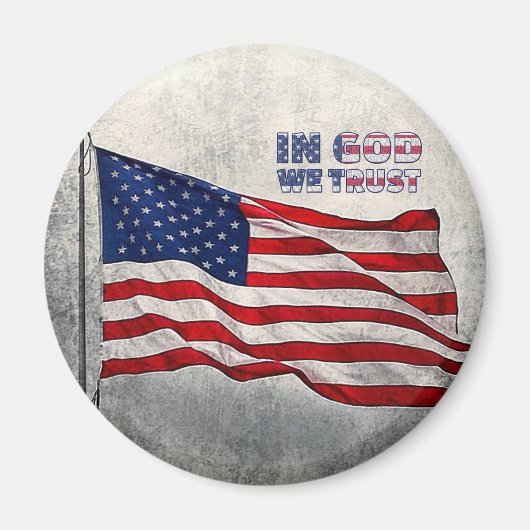 In God vertrouwen wij Magnet Magneet (Voorkant)