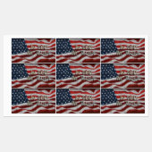 In God vertrouwen wij op de Amerikaanse vlag van R Labels (Vel)