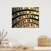 In God vertrouwen wij Poster (Keuken)