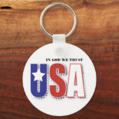 In God vertrouwen wij Sleutelhanger (Voorkant)