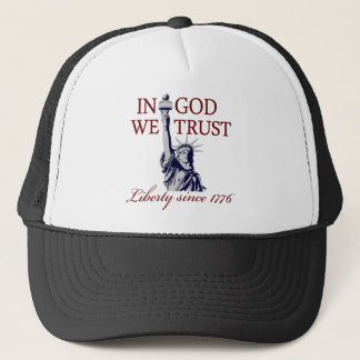In God vertrouwen wij Trucker Pet