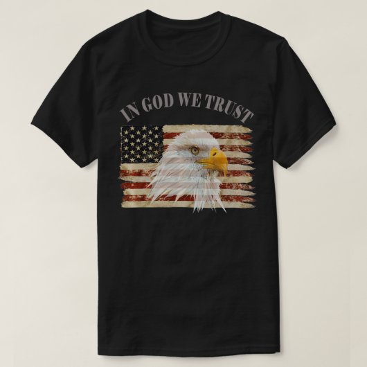 In God We Trust Amerikaanse Respect Pullover (Design voorkant)