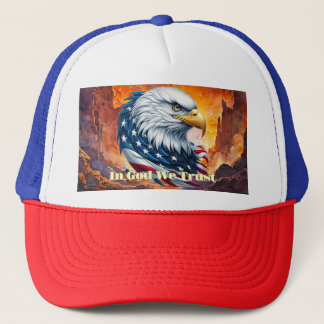 In God We Trust Trucker Hat Trucker Pet