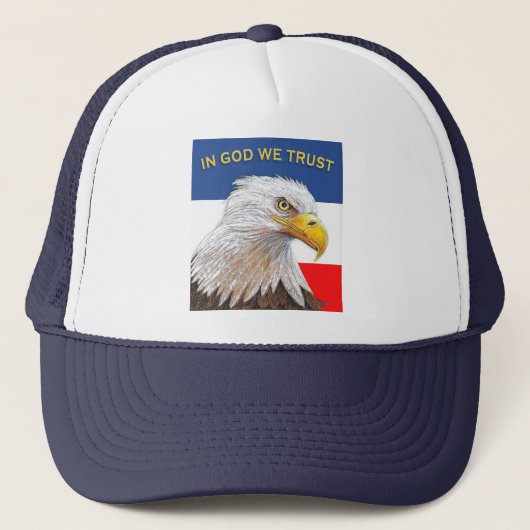"In God We Trust" Trucker Pet (Voorkant)
