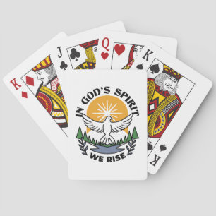 In Gods Geest staan wij op – geloof en vrijheid Pokerkaarten