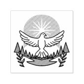 In Gods Geest staan wij op – geloof en vrijheid Zelfinktende Stempel (Design)