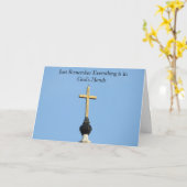 In Gods handen, gebeden voor jou  Kaart (Gele Bloem)