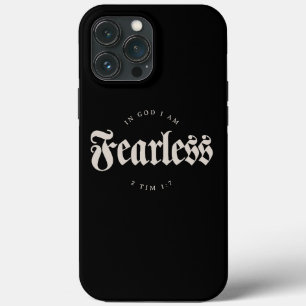 In godsnaam ben ik waardeloos 2 Tim 1:7 Christelij iPhone 13 Pro Max Hoesje