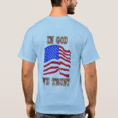 In godsnaam vertrouwen wij op het Amerikaanse Shir T-shirt (Achterkant)
