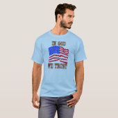In godsnaam vertrouwen wij op het Amerikaanse Shir T-shirt (Voorkant volledig)