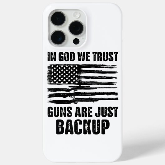 In godsnaam, we vertrouwen erop dat Pistolen Ameri Case-Mate iPhone Case (Achterkant)
