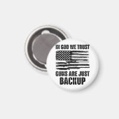 In godsnaam, we vertrouwen erop dat Pistolen Ameri Magneet (Voorkant / Achterkant)
