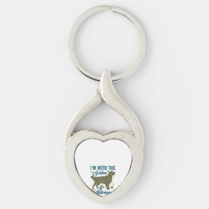 In Gouden Retriever Hond Halloween Pompoenen Blade Sleutelhanger