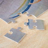 In Gray Kandinsky Modern Abstract Kunstwerk Legpuzzel (Zijkant)