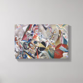 In grijs canvas afdruk (Voorkant)