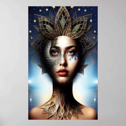 In haar hoofdsterren poster (Voorkant)