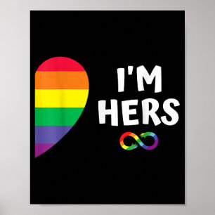 In haar ziet ze de mijne matchen voor trots lesbis poster
