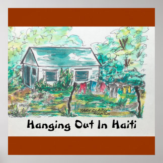 "In Haïti hangen" (poster). Poster