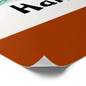 "In Haïti hangen" (poster). Poster (Hoek)