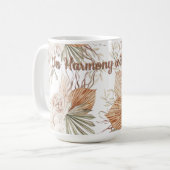 In Harmony with the Wild Mug | Boho Ceramic Cup Koffiemok (Voorkant links)
