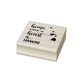 In Hawaï is het hart daar Rubberstempel (Stempel)