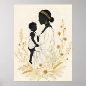 In Her Silence, He Finds Safety I Poster (Voorkant)