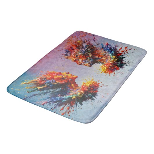 In het begin... badmat (Gekanteld)