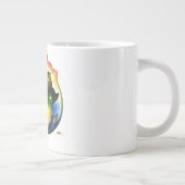 In het begin extra grote beker (Rechts)