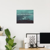 In het begin - Genesis 1:1 Poster (Thuiskantoor)