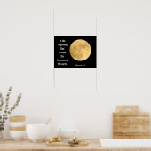 In het begin — Kunstdruk — Genesis 1 Poster (Keuken)