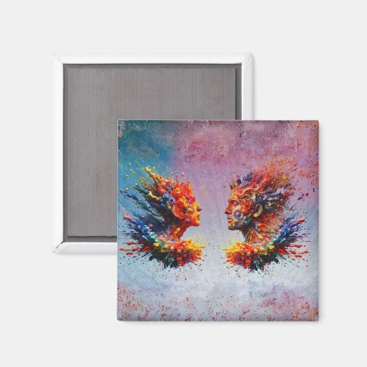 In het begin... magneet (Voorkant / Achterkant)