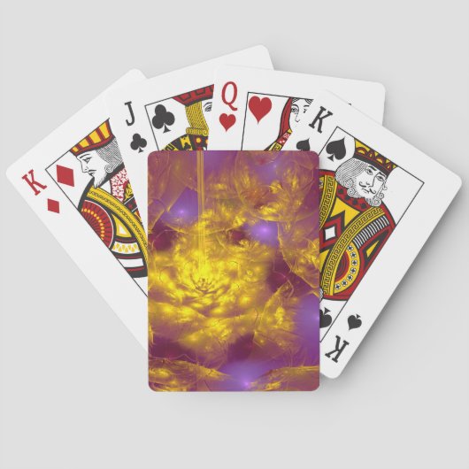 In het begin pokerkaarten (Achterkant)