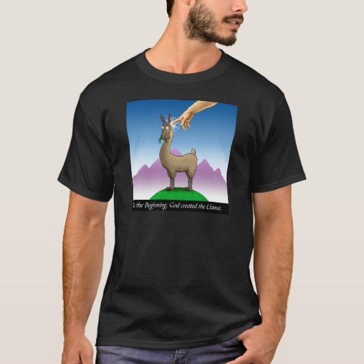 In het begin... t-shirt (Voorkant)