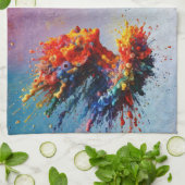 In het begin... theedoek (Gevouwen)