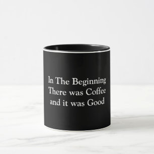 In het begin was er koffie mok