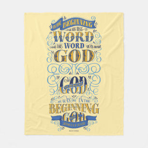 In het begin was het woord fleece deken