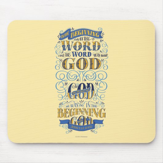 In het begin was het woord muismat (Voorkant)