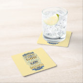 In het begin was het woord vierkante kartonnen onderzetter (Insitu)