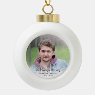 In het Behouden van de Foto van het Geheugen Keramische Bal Ornament