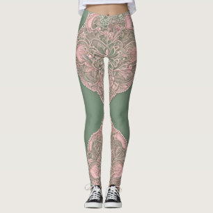 In het bos AI kunst Leggings