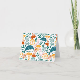 In het bos bedankkaart