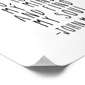 In het bos ga ik, John Muir Quote Poster (Hoek)