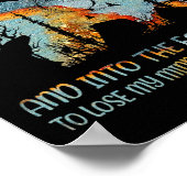 In het bos ga ik mijn geest verliezen en zoeken poster (Hoek)