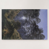 In het bos in het maanlicht – Friedrich Legpuzzel (Horizontaal)