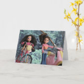 In het bos met mijn grote zus kaart (Gele Bloem)