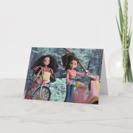 In het bos met mijn grote zus kaart (Voorkant)