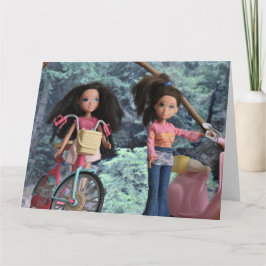 In het bos met mijn grote zus kaart