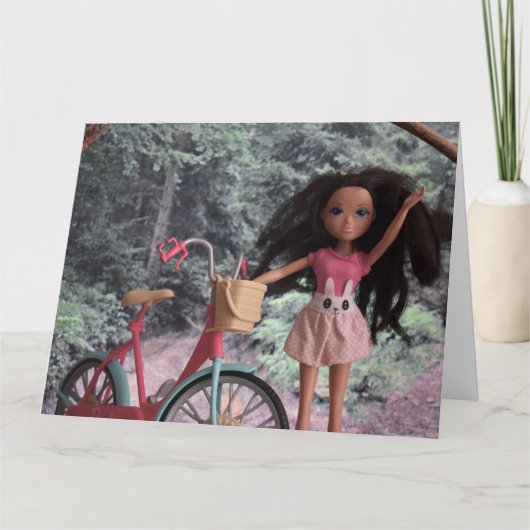 In het bos om mijn zus te ontmoeten kaart (Voorkant)