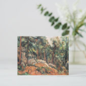 In het bos - Paul Cezanne - c1898 Briefkaart (Staand voorkant)