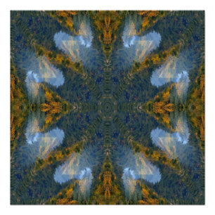 In het bos... perfect poster